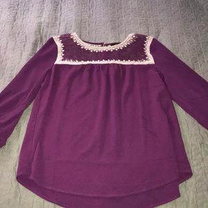 Long sleeve blouse